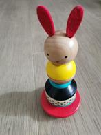 Petit collage houten stapeltoren konijn, Kinderen en Baby's, Speelgoed | Houten speelgoed, Overige typen, Gebruikt, Ophalen of Verzenden