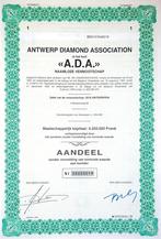 Antwerp Diamond Association 1993 RRR!, Ophalen of Verzenden, 1970 tot heden, Aandeel