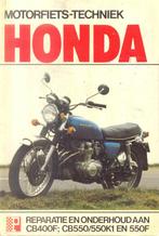 HONDA CB400F CB550 550K1 550F Reparatie en Onderhoud in Pdf, Motos, Modes d'emploi & Notices d'utilisation, Honda