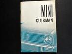 Instructieboekje Mini Clubman, Auto's, Mini, Clubman, Particulier, Te koop, Benzine
