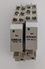 Relais 12 VDC dubbel NO/C/NC (max 5A 230 V) 2 stuks, Ophalen of Verzenden, Nieuw