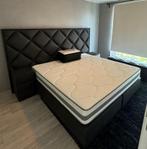 Lit COMPLET King Size 200cm x 200cm, Ophalen, Zwart, Tweepersoons, Zo goed als nieuw
