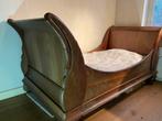 Prachtig antiek, mahonie/eik bed met nieuw matras, Antiek en Kunst, Ophalen