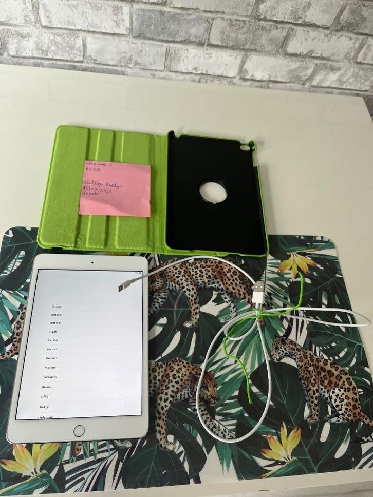 iPad mini 4 te koop, Computers en Software, Apple iPads, Zo goed als nieuw, Apple iPad Mini, Wi-Fi, 64 GB, Wit, Ophalen