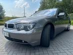 BMW 760i V12 07/2003 1er Propriétaire, Autos, BMW, Cuir, Argent ou Gris, 4 portes, Entreprise
