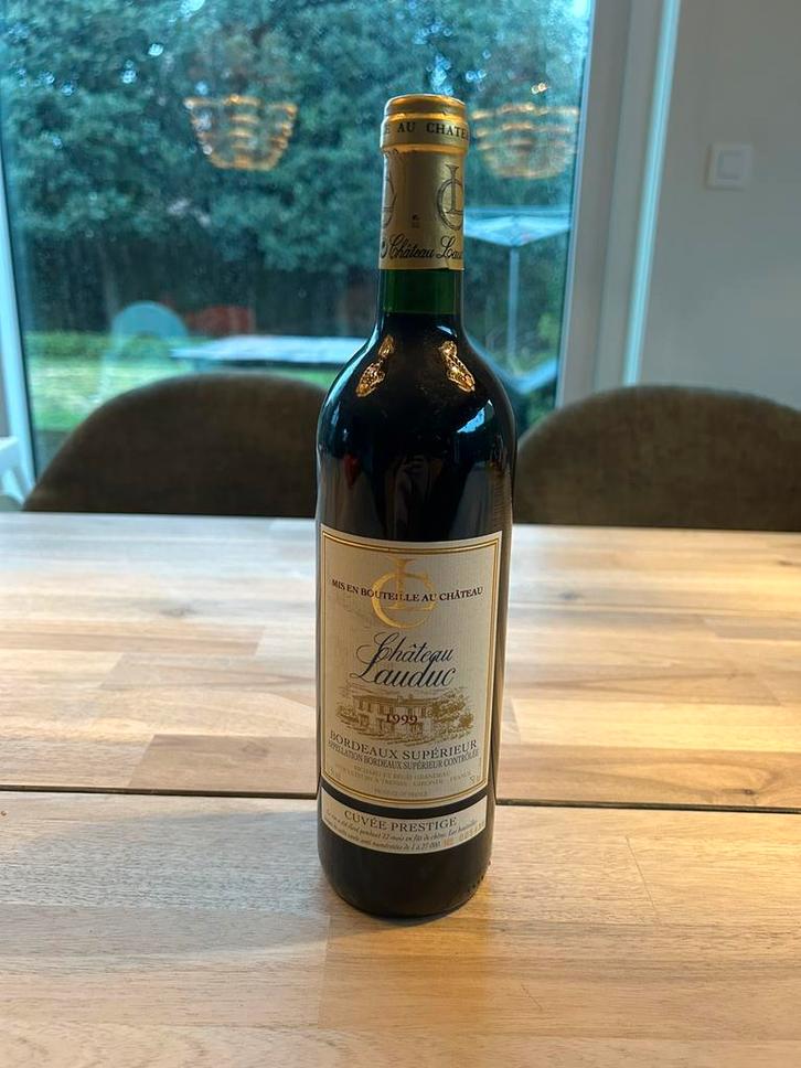 1999 Château Lauduc - Cuvée Prestige (Bordeaux), Collections, Vins, Vin rouge, France, Enlèvement