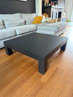 Zwarte salontafel Goossens, Huis en Inrichting, Tafels | Salontafels, Ophalen, Gebruikt, Modern, 100 tot 150 cm