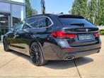 BMW 5 Serie 520 dA MHEV 48V - LEDER - Trekhaak - Camera -App, 4 cilinders, 136 pk, Zwart, Leder