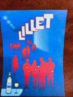 panneau d'affichage vintage en carton LILLET Apéritif, Enlèvement ou Envoi, Comme neuf, Panneau publicitaire