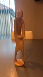 Abstract hedendaags zeepsteen snijwerk beeld ouder, Antiquités & Art, Enlèvement ou Envoi