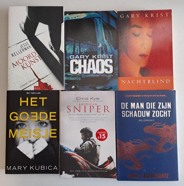 Thrillers & Detective & Oorlog (14), Boeken, Thrillers, Gelezen, Ophalen of Verzenden