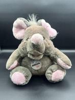 Knuffel Olifant – Althans Club – Grijs & Roze – 30 cm, Ophalen of Verzenden, Zo goed als nieuw, Olifant