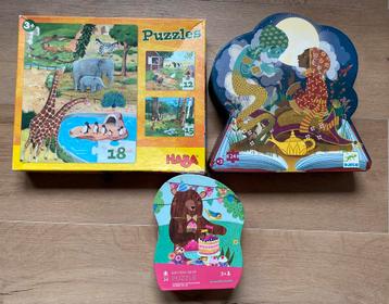 5 puzzels voor 3+ crocodile creek djeco haba, Enlèvement