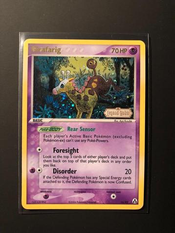 Girafarig Holo, ancien créateur de légendes, Enlèvement ou Envoi, Neuf, Cartes en vrac