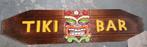 planche en bois d albesia Tiki style 100 cm Tiki bar, Antiquités & Art, Enlèvement ou Envoi