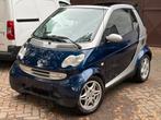 Smart ForTwo 0.7 Cabrio Passion Automaat/Airco/Garantie, Auto's, Smart, Electronic Stability Program (ESP), Stof, Cabriolet, Blauw