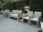 Mooi teak houten tuin set van het merk ALLURE, Tuin en Terras, Ophalen, Gebruikt, Teakhout, Bank