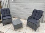 Tuinset van 2 zetels met kussens en klein tafeltje, Ophalen, Tuinset