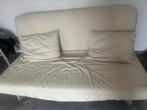 Zetelbed met matras en lattenbodem slaapbank, Huis en Inrichting, Slaapkamer | Slaapbanken, Ophalen, Gebruikt, Tweepersoons, Beige