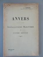 1905 Anvers Installations du système maritime défensif J. Re, Collections, Envoi, Comme neuf, Livre ou Revue