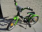 Jongens kinderfiets groen 16 inch, 16 tot 20 inch, Gebruikt, Ophalen