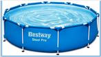 Zwembad bestway steel pro, Tuin en Terras, Ophalen, Zo goed als nieuw