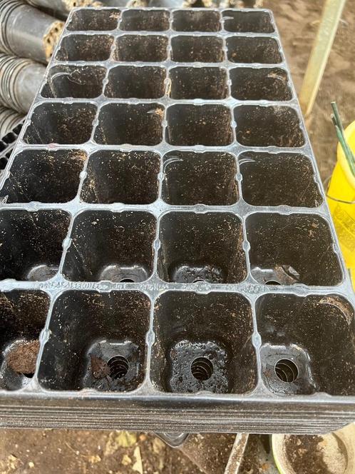Stekplaat plantplaat zaaiplaat 28 gaten, Tuin en Terras, Bloembakken en Plantenbakken, Zo goed als nieuw, Kunststof, Binnen, Balkon