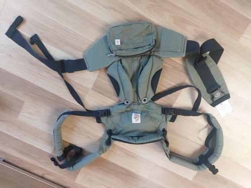 Ergobaby Omni 360 draagzak – Khaki, Kinderen en Baby's, Babydragers en Draagdoeken, Zo goed als nieuw, Draagzak, Buik of Rug, Overige merken