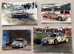4 photos Bernard MUNSTER Rallye RENAULT Clio et Mégane 1996, Envoi, Comme neuf, Voitures