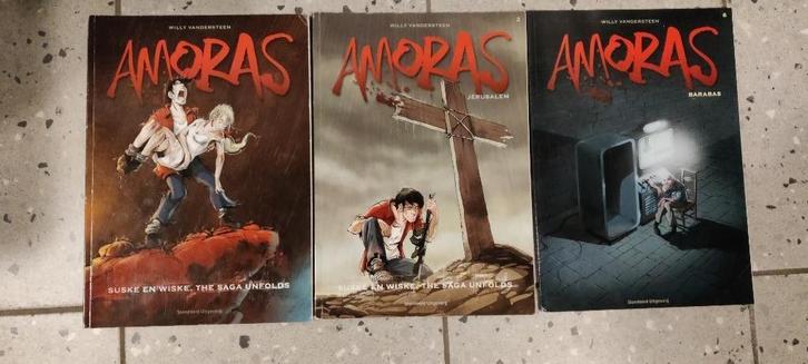 Amoras - nummers 1, 2 en 6, Boeken, Stripverhalen, Zo goed als nieuw, Meerdere stripboeken, Ophalen