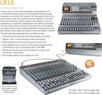 FOSTEX LR16 16 Track Mixer / Recorder, Audio, Tv en Foto, Professionele apparaten, Ophalen of Verzenden, Zo goed als nieuw, Audio