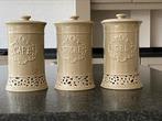 3 decoratieve sierpotten keuken, Ophalen, Zo goed als nieuw