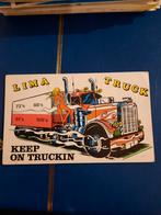 qsl kaart Lima Truck Willebroek, Ophalen of Verzenden, 1980 tot heden, Gelopen, Overige thema's