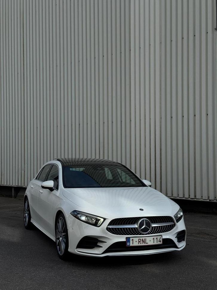 Mercedes-Benz A180 AMG-line Automaat Pano Widescreen Zetelvw, Auto's, Mercedes-Benz, Bedrijf, Te koop, A-Klasse, ABS, Adaptieve lichten