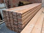 TE KOOP! Planken/tand-groef/blokhutprofiel: 28x145x4m, Doe-het-zelf en Bouw, 25 tot 50 mm, Nieuw, Plank, 300 cm of meer