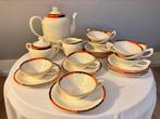 Art deco koffie servies Turk voor 9 personen, Antiek en Kunst, Antiek | Servies compleet, Ophalen of Verzenden