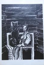 YVAN THEYS / DE ZWARTE PANTER / ZW-W ZEEFDRUK / 63x44cm SIG, Ophalen of Verzenden