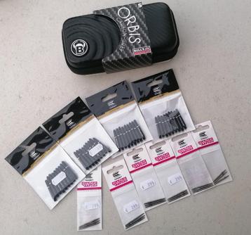 Bull's Carbon Case,Target pro grip shafts & Swiss Points. beschikbaar voor biedingen