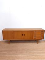 Vintage kast / dressoir / sideboard van 2.20 met lades, Vintage, Met lade(s), Ophalen