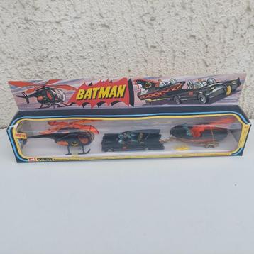 CORGI GS 40 BATMAN BATMOBILE BATMOBILE BATBOAT TRAILER BATCO beschikbaar voor biedingen