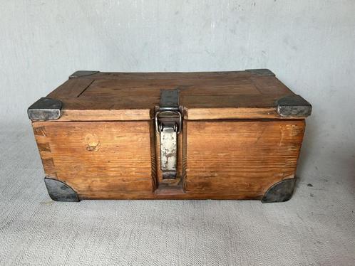 wo2 - Duits kistje voor 15cm sFH 13 hulzen, Verzamelen, Militaria | Tweede Wereldoorlog, Landmacht, Kist of Geocache, Ophalen of Verzenden
