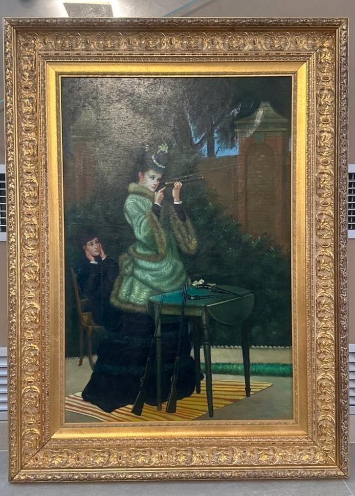 Europese School (XIX), Antiek en Kunst, Kunst | Schilderijen | Klassiek, Ophalen of Verzenden