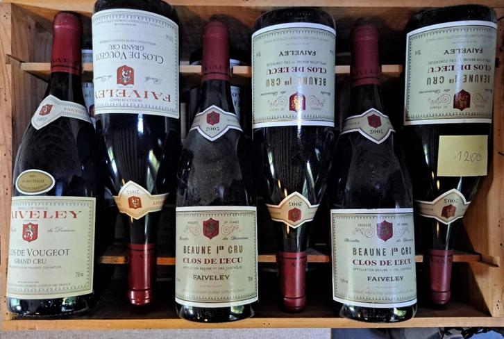 Rode wijnen van Faiveley Bourgogne, Verzamelen, Wijnen, Zo goed als nieuw, Rode wijn, Frankrijk, Vol, Ophalen