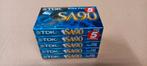 Tdk sa90, Cd's en Dvd's, Cassettebandjes, Ophalen, Nieuw in verpakking