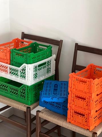 Set van 11 Opbergboxen – opklapbaar & stapelbaar beschikbaar voor biedingen