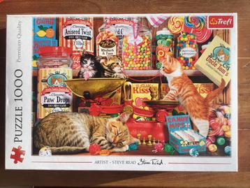 Puzzel Cat’s sweets 1000 stukjes beschikbaar voor biedingen
