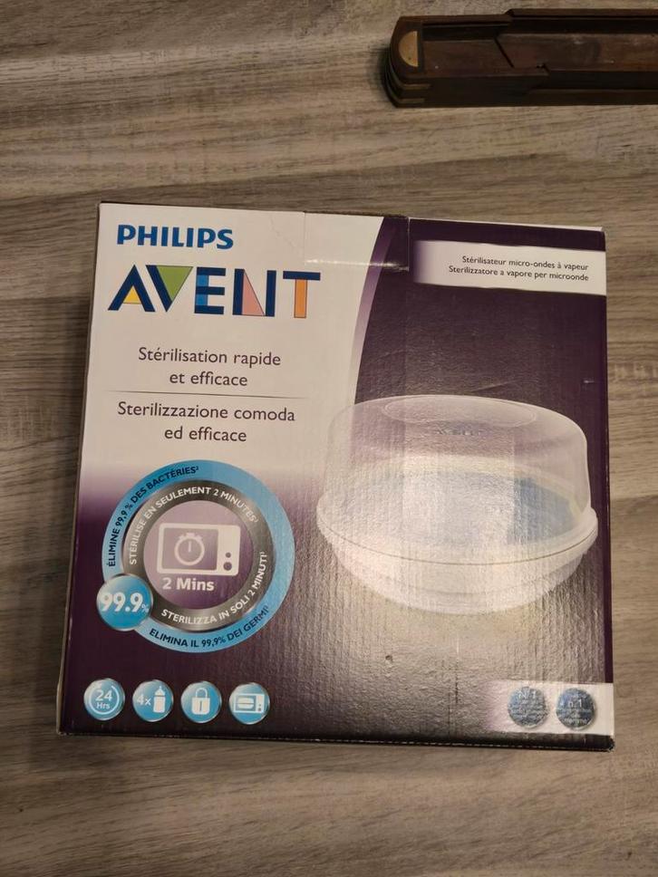 Stérilisateur micro onde avent philips 2 de dispo, Enfants & Bébés, Aliments pour bébé & Accessoires, Comme neuf, Stérilisateur