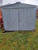Ijzerengarage box van b=2,55m.h=1,95m,l=5,20m.d, Jardin & Terrasse, Stockage & Armoires de jardin, Enlèvement