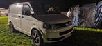 volkswagen transporter t5 syncro biturbo 4x4 black edition, Auto's, Stof, Zwart, Wit, Adaptieve lichten