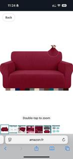 Lot de 3 housses de canapé rouges, Enlèvement, Utilisé